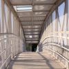 Metrobús Laguna puente peatonal