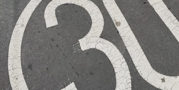 ZONE 30, la carretera, treinta, monitor, calle, asfalto