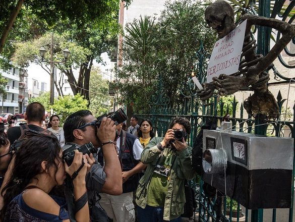 protesta periodistas asesinados