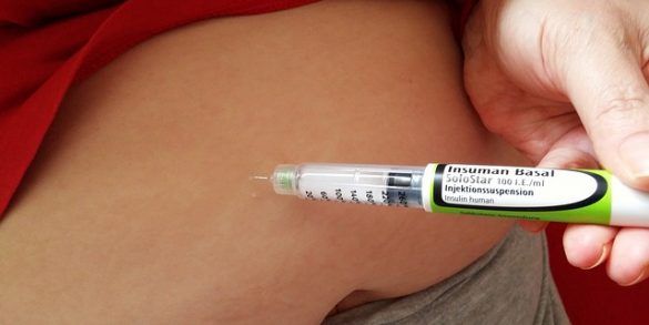 Inyección de Insulina